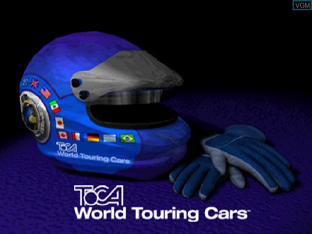 Image de l'ecran titre du jeu TOCA World Touring Cars sur Sony Playstation