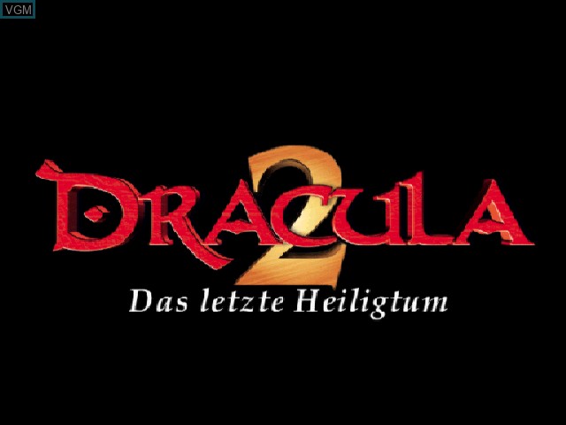 Image de l'ecran titre du jeu Dracula 2 - Die letzte Zufluchtsstaette sur Sony Playstation