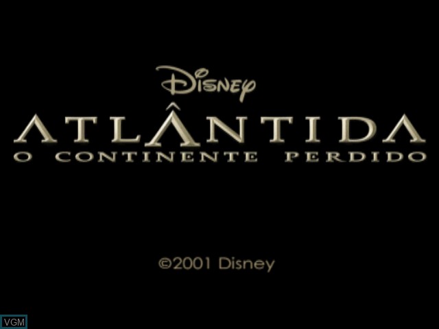 Image de l'ecran titre du jeu Atlantida - O Continente Perdido sur Sony Playstation