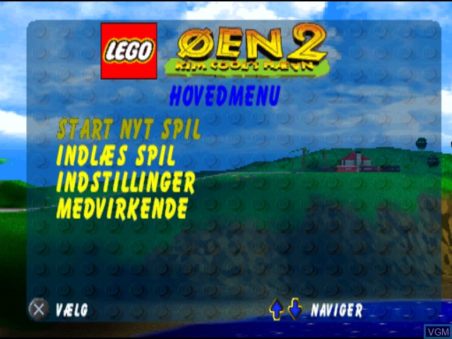 Image de l'ecran titre du jeu LEGO Oen 2 - Kim Cool's Haevn sur Sony Playstation