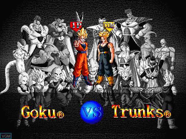Image du menu du jeu Dragon Ball Z - Ultimate Battle 22 sur Sony Playstation