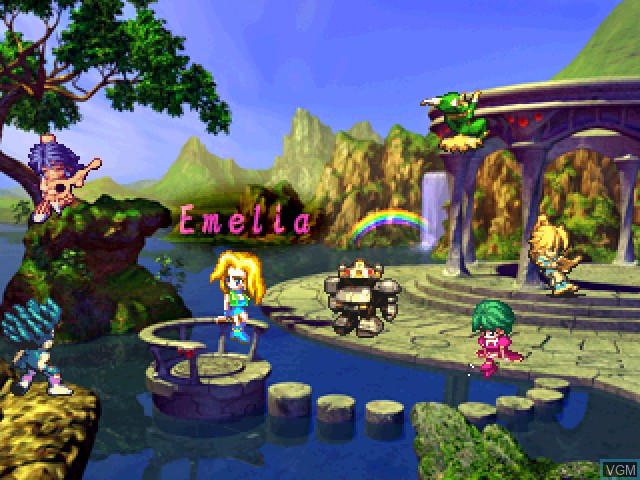 Image du menu du jeu SaGa Frontier sur Sony Playstation