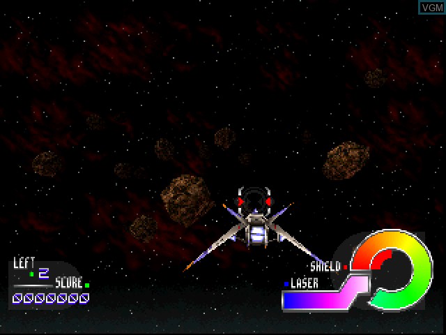 Image du menu du jeu Jupiter Strike sur Sony Playstation