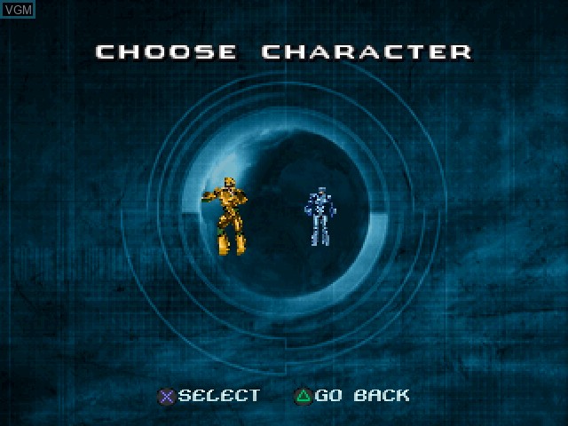 Image du menu du jeu Armorines - Project S.W.A.R.M. sur Sony Playstation