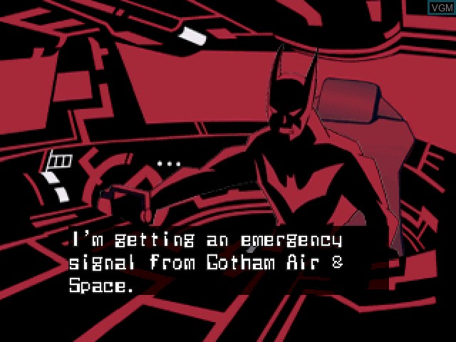 Image du menu du jeu Batman Beyond - Return of the Joker sur Sony Playstation