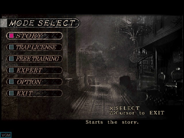 Image du menu du jeu Deception III - Dark Delusion sur Sony Playstation
