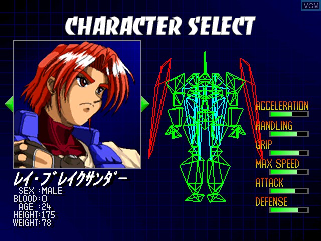 Image du menu du jeu Defeat Lightning sur Sony Playstation