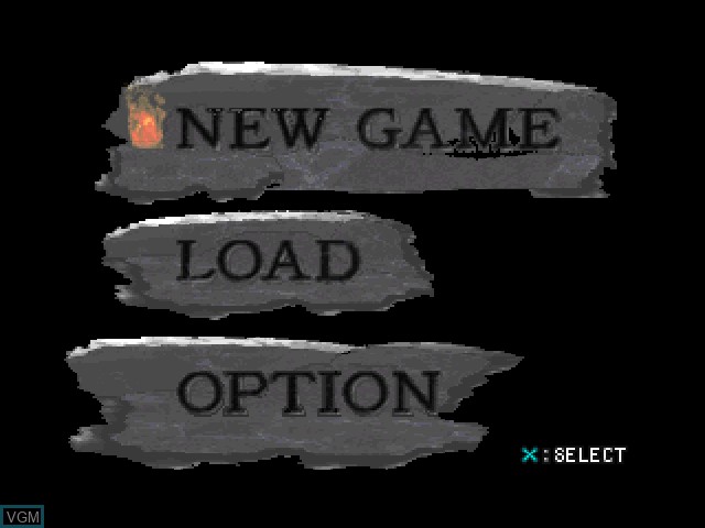 Image du menu du jeu Devil's Deception sur Sony Playstation