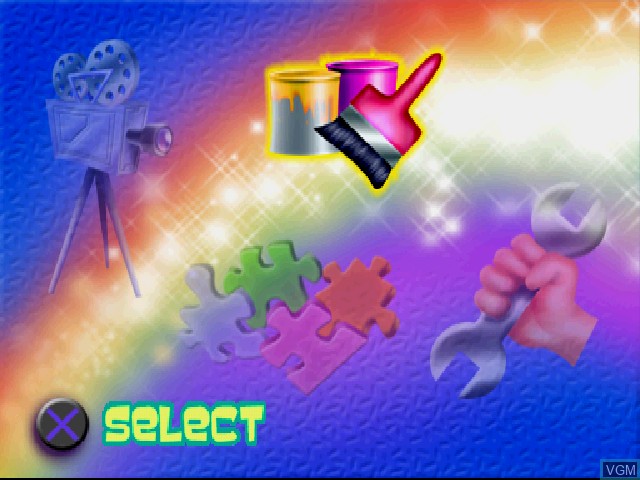 Image du menu du jeu Dinosaurs sur Sony Playstation