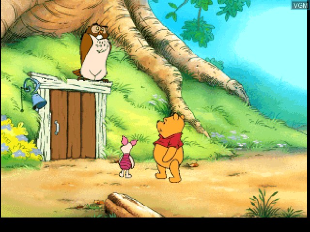 Image du menu du jeu Disney Learning - Winnie the Pooh sur Sony Playstation
