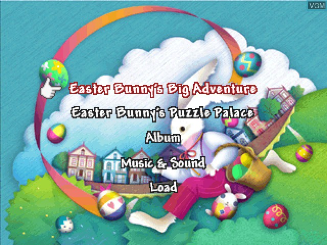 Image du menu du jeu Easter Bunny's Big Day sur Sony Playstation