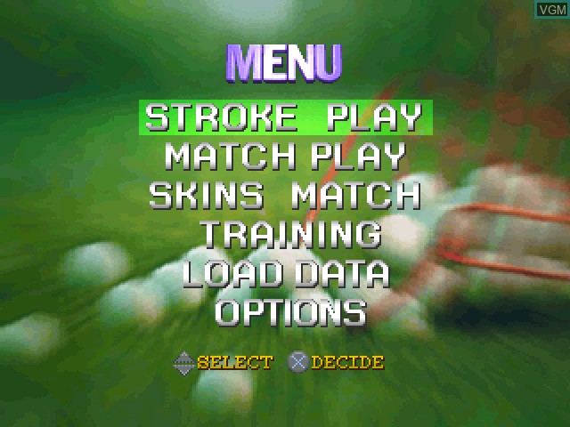 Image du menu du jeu Final Round, The sur Sony Playstation