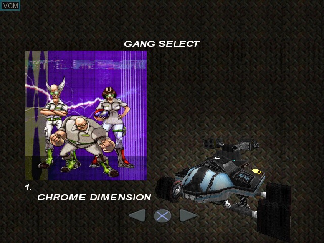 Image du menu du jeu Grudge Warriors sur Sony Playstation