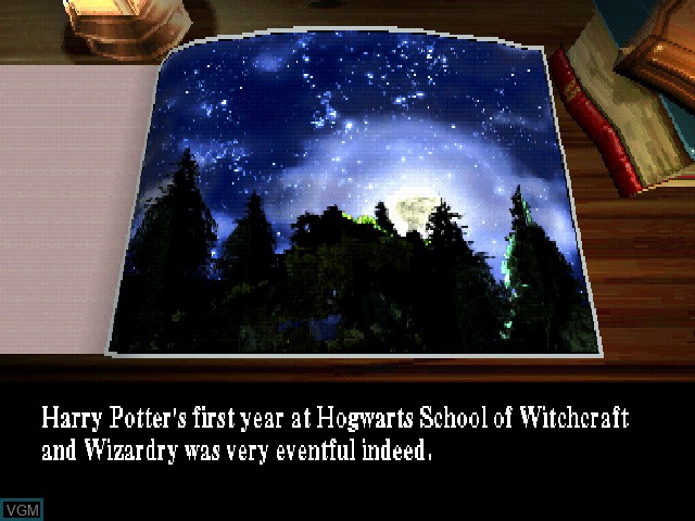 Image du menu du jeu Harry Potter and the Chamber of Secrets sur Sony Playstation
