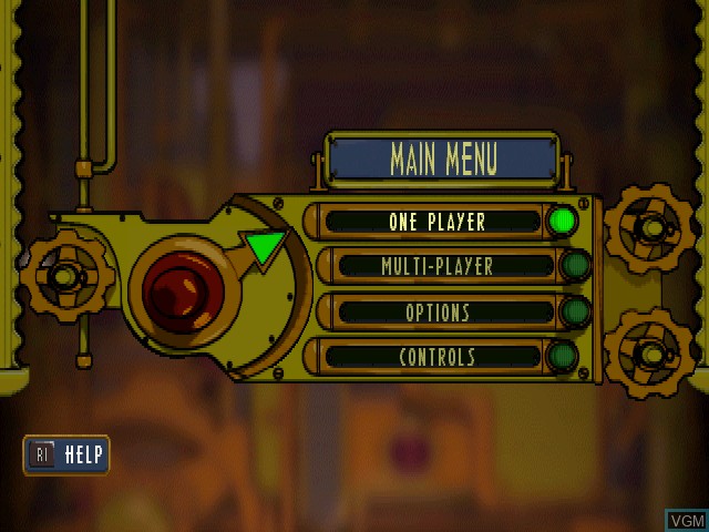 Image du menu du jeu Hogs of War sur Sony Playstation