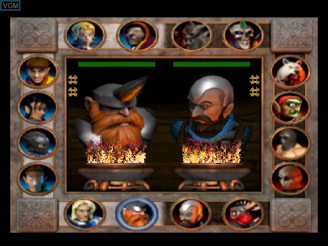 Image du menu du jeu Advanced Dungeons & Dragons - Iron & Blood - Warriors of Ravenloft sur Sony Playstation