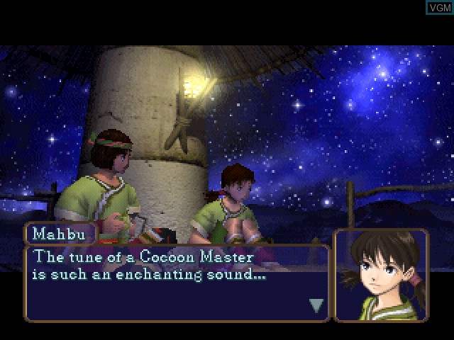 Image du menu du jeu Jade Cocoon - Story of the Tamamayu sur Sony Playstation