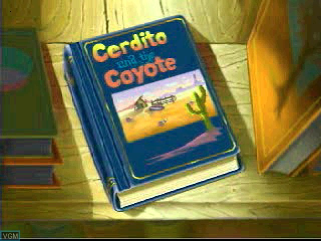 Image du menu du jeu Liquid Books Adventure 2 - Amrita's Trees and Cerdito and the Coyote sur Sony Playstation