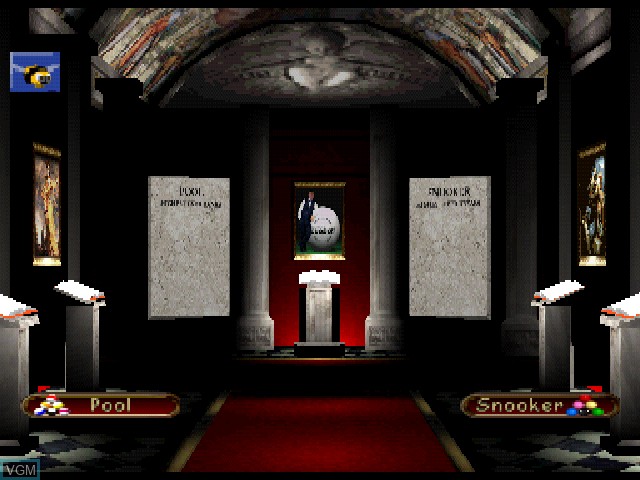 Image du menu du jeu Jimmy White's 2 - Cueball sur Sony Playstation