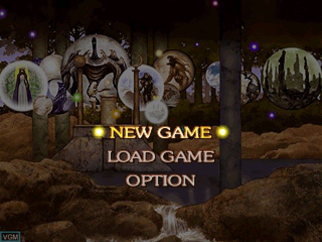 Image du menu du jeu Lunatic Dawn III sur Sony Playstation