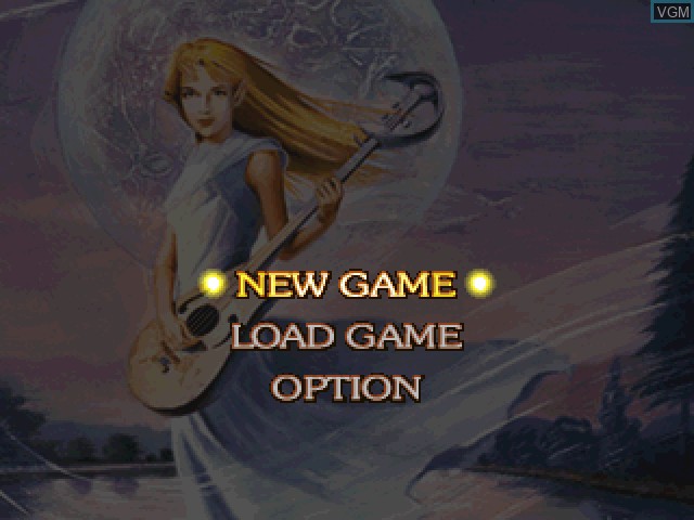 Image du menu du jeu Lunatic Dawn Odyssey sur Sony Playstation