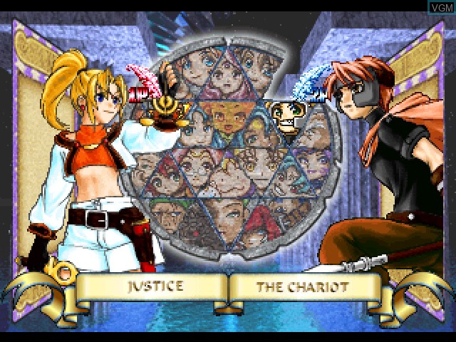 Image du menu du jeu Magical Drop F - Daibouken Mo Rakujyanai! sur Sony Playstation