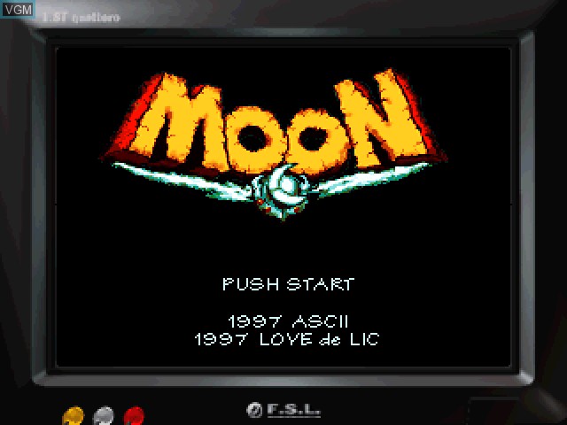 Image du menu du jeu Moon - Remix RPG Adventure sur Sony Playstation