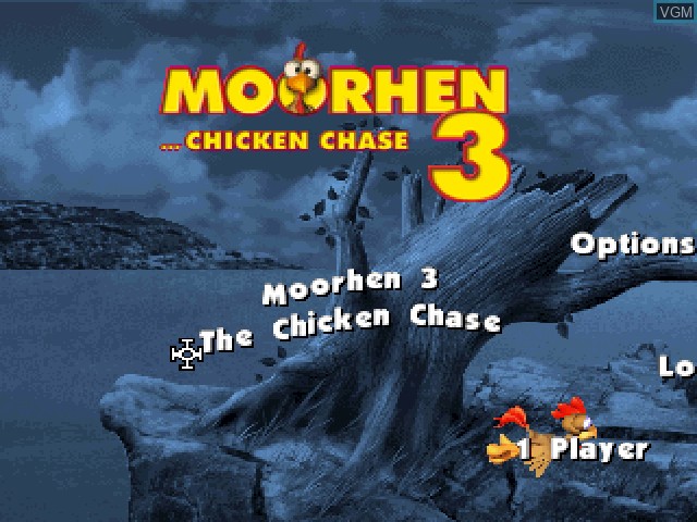 Image du menu du jeu Moorhen 3 - Chicken Chase sur Sony Playstation