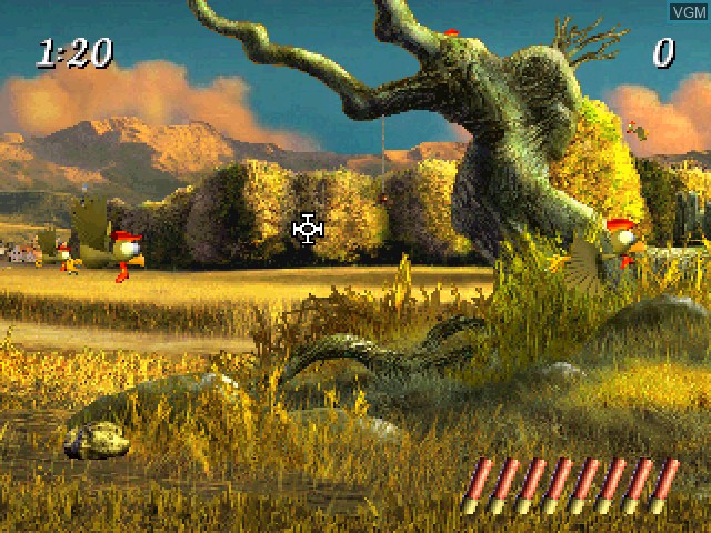 Image du menu du jeu Moorhuhn 2 - Die Jagd Geht Weiter sur Sony Playstation