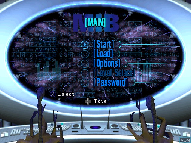 Image du menu du jeu Men in Black - The Series - Crashdown sur Sony Playstation