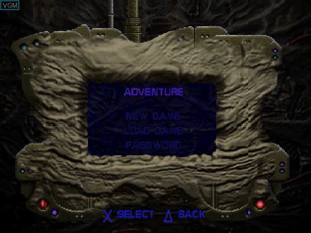 Image du menu du jeu Perfect Weapon sur Sony Playstation