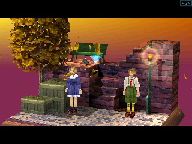 Image du menu du jeu Mystic Ark - Maboroshi Gekijo sur Sony Playstation