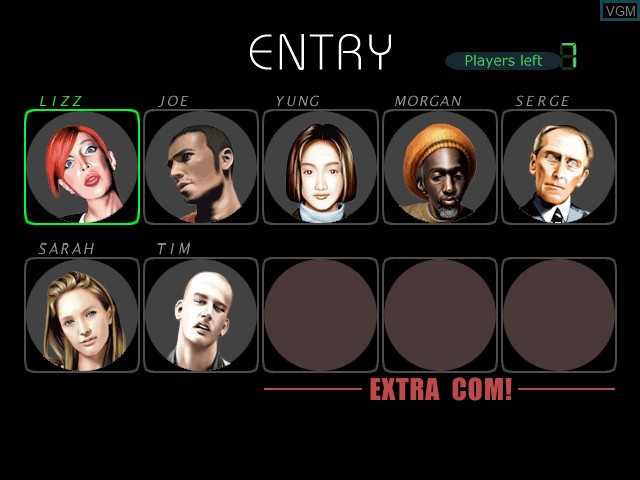 Image du menu du jeu Pool Academy sur Sony Playstation