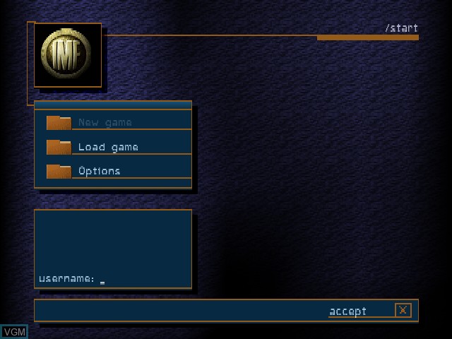 Image du menu du jeu Mission - Impossible sur Sony Playstation