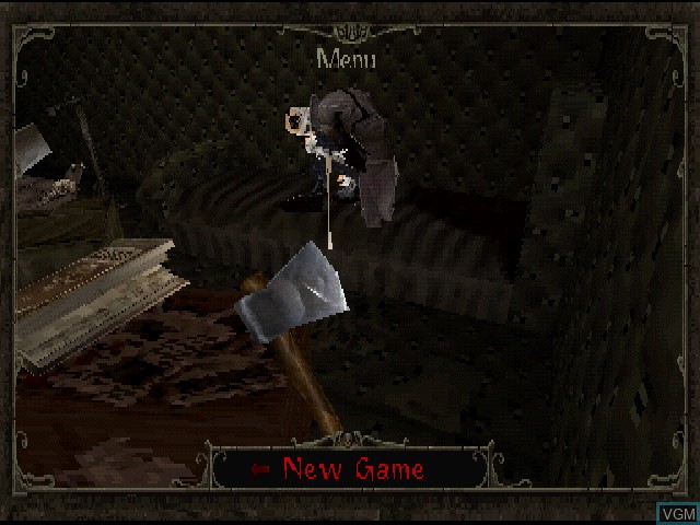 Image du menu du jeu Nightmare Creatures II sur Sony Playstation