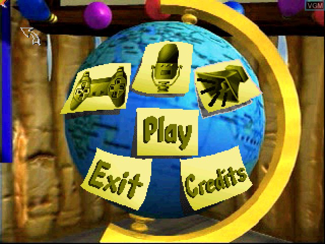 Image du menu du jeu P.K.'s Place 1 - Party on the Patio! sur Sony Playstation