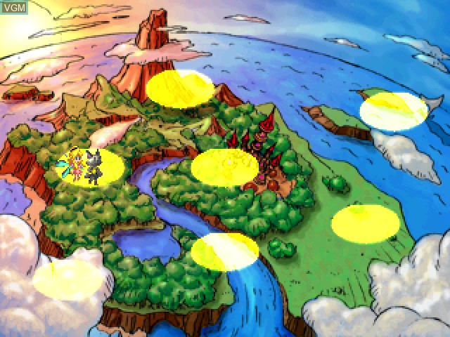 Image du menu du jeu Sorcerer's Maze sur Sony Playstation