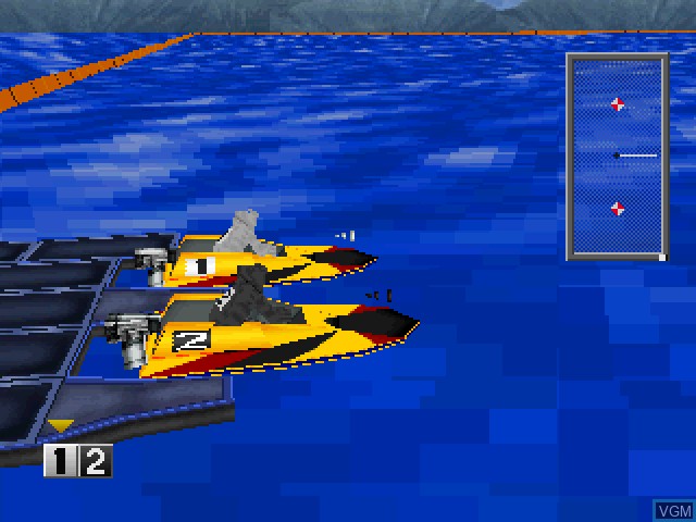 Image du menu du jeu Virtual Kyotei '98 sur Sony Playstation