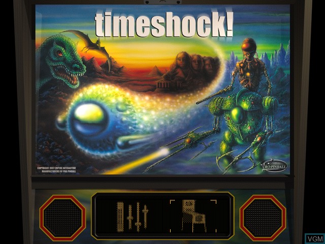 Image du menu du jeu Pro Pinball - Timeshock! sur Sony Playstation
