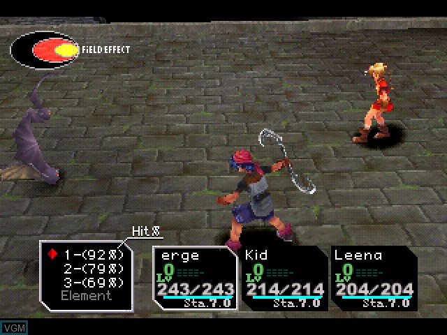 Image in-game du jeu Chrono Cross sur Sony Playstation