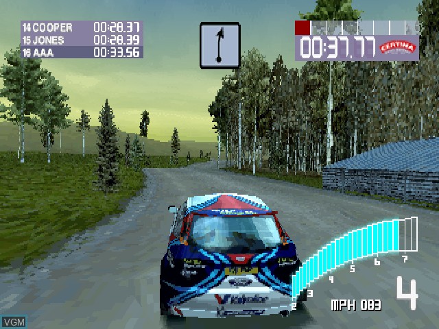 Image in-game du jeu Colin McRae Rally 2.0 sur Sony Playstation