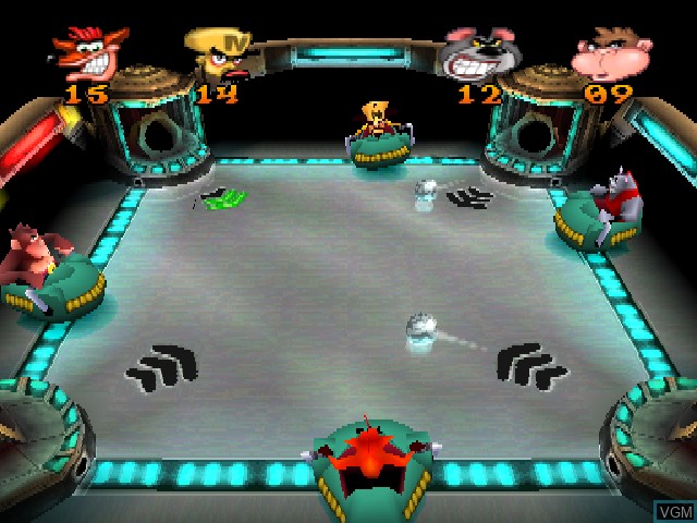 Image in-game du jeu Crash Bash sur Sony Playstation