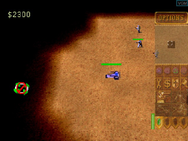 Image in-game du jeu Dune 2000 sur Sony Playstation