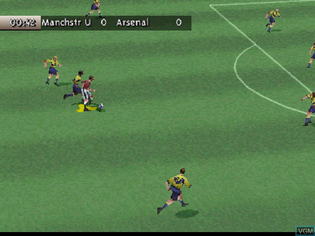Image in-game du jeu FIFA 99 sur Sony Playstation
