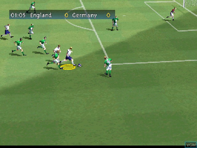 Image in-game du jeu FIFA 2000 sur Sony Playstation