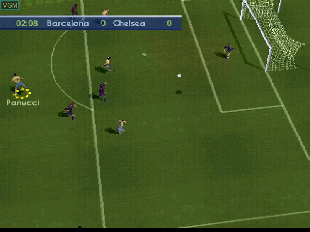 Image in-game du jeu FIFA 2001 sur Sony Playstation