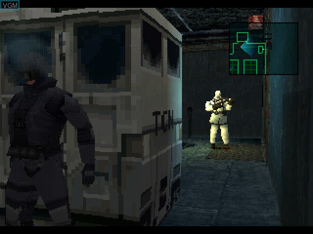 Image in-game du jeu Metal Gear Solid sur Sony Playstation