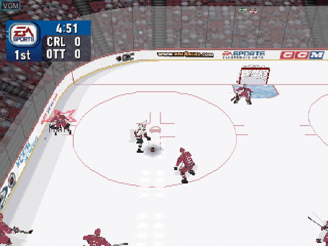 Image in-game du jeu NHL 2000 sur Sony Playstation