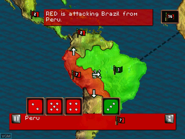 Image in-game du jeu Risk sur Sony Playstation
