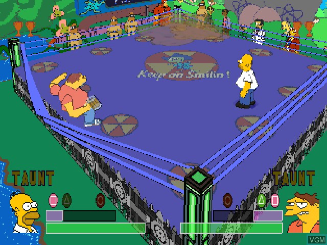 Image in-game du jeu Simpsons, The - Wrestling sur Sony Playstation